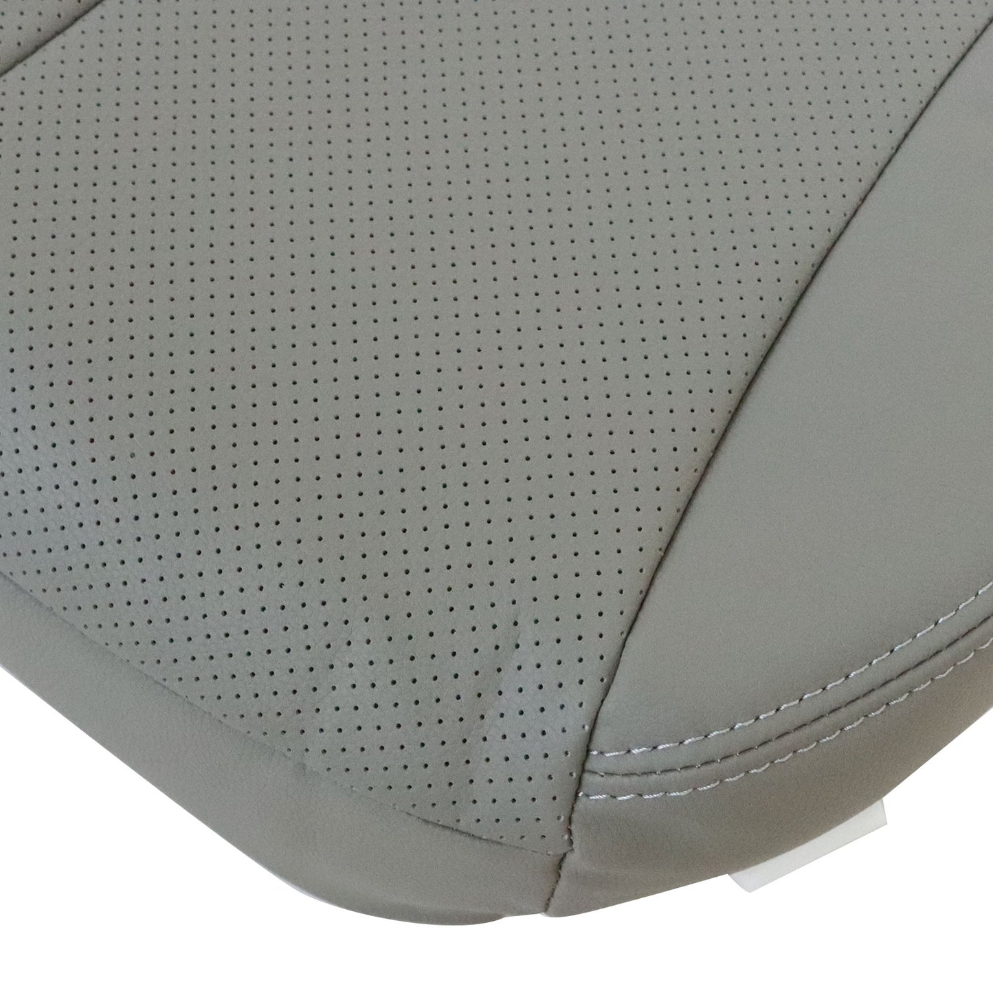 Front Driver Bottom Perf Leather Seat Cover Gray For 2009-2013 Subaru Forester