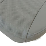 Front Driver Bottom Perf Leather Seat Cover Gray For 2009-2013 Subaru Forester