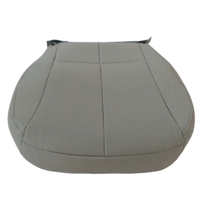 Front Driver Bottom Perf Leather Seat Cover Gray For 2009-2013 Subaru Forester