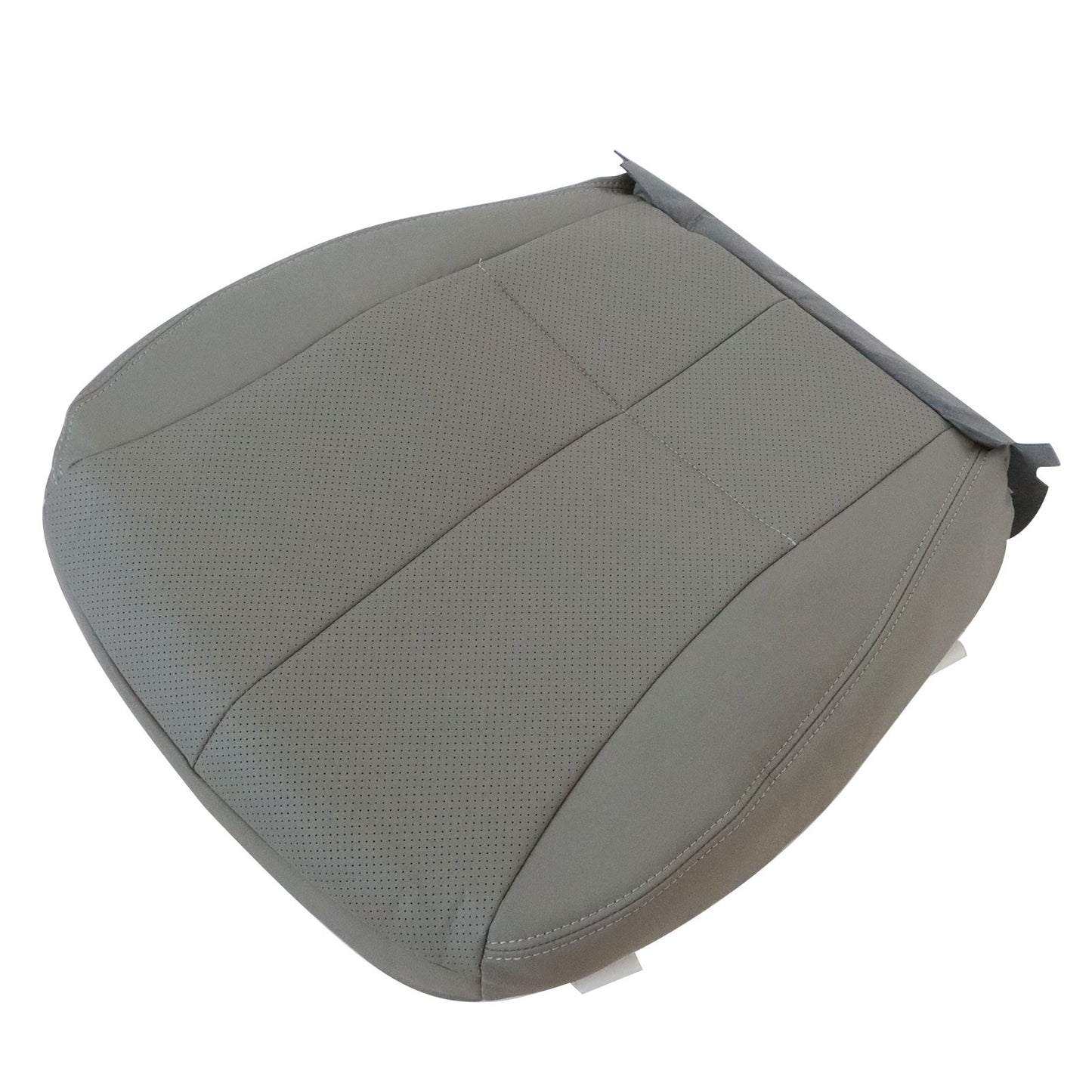 Front Driver Bottom Perf Leather Seat Cover Gray For 2009-2013 Subaru Forester