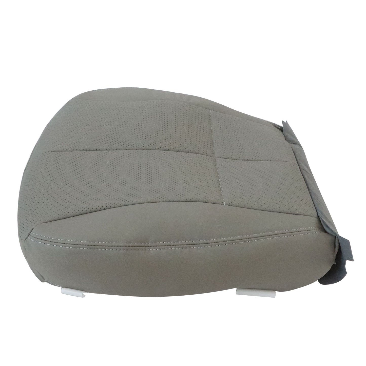Front Driver Bottom Perf Leather Seat Cover Gray For 2009-2013 Subaru Forester