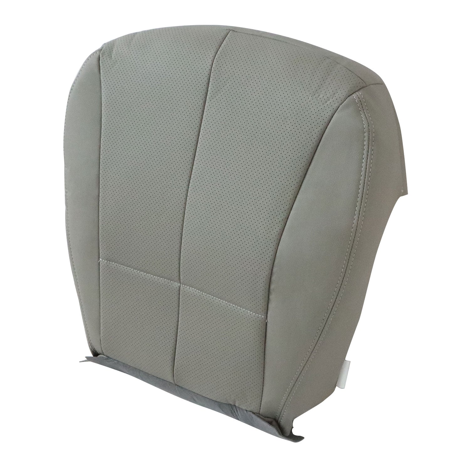 Front Driver Bottom Perf Leather Seat Cover Gray For 2009-2013 Subaru Forester