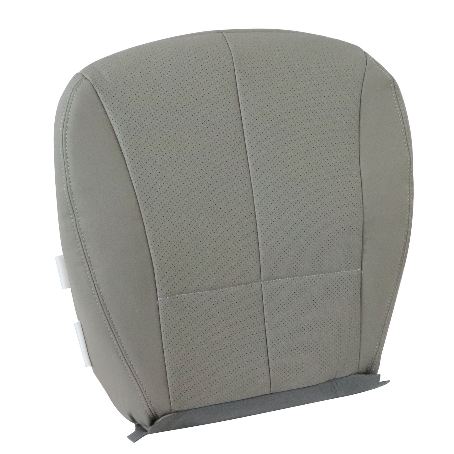 Front Driver Bottom Perf Leather Seat Cover Gray For 2009-2013 Subaru Forester