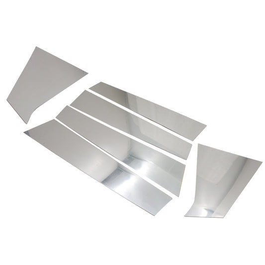 For Chevrolet Malibu 2016-2024 6x Chrome Pillar Post Window Door Side Trim Cover