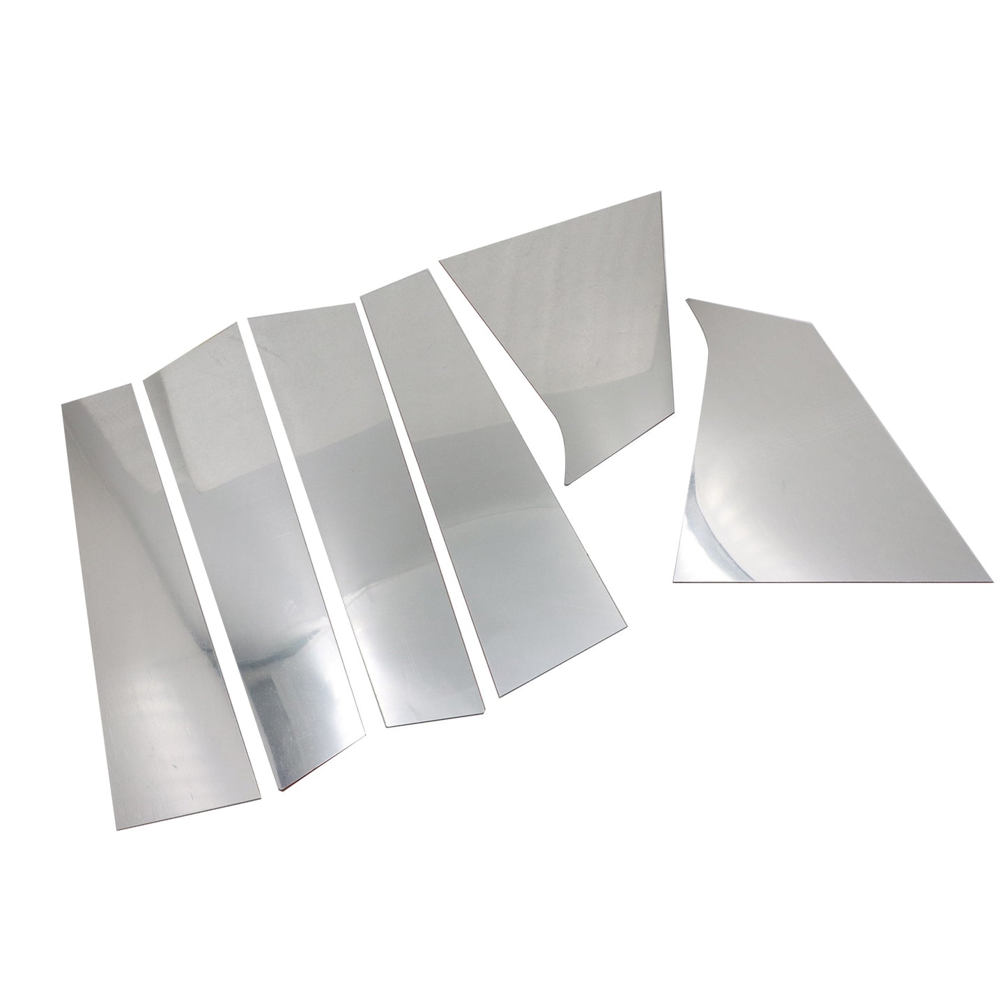 For Chevrolet Malibu 2016-2024 6x Chrome Pillar Post Window Door Side Trim Cover