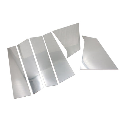 For Chevrolet Malibu 2016-2024 6x Chrome Pillar Post Window Door Side Trim Cover