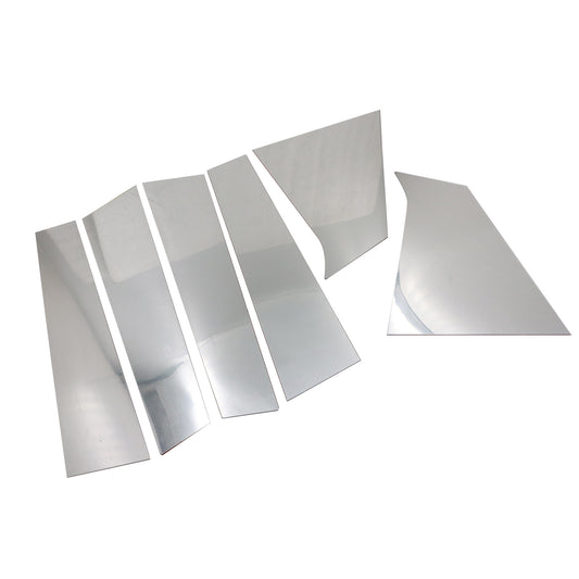 For Chevrolet Malibu 2016-2024 6x Chrome Pillar Post Window Door Side Trim Cover