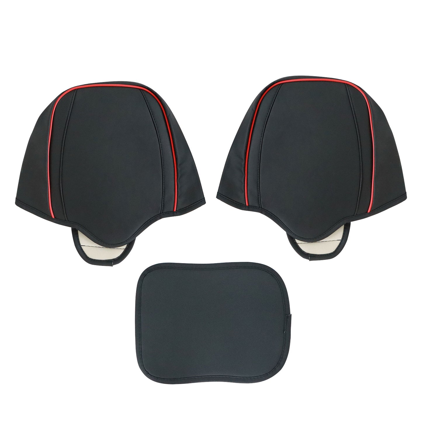 Front Rear 5-Seat Cover Full Surround Set Fits 2009-2022 Ford F150 F250 Crew Cab