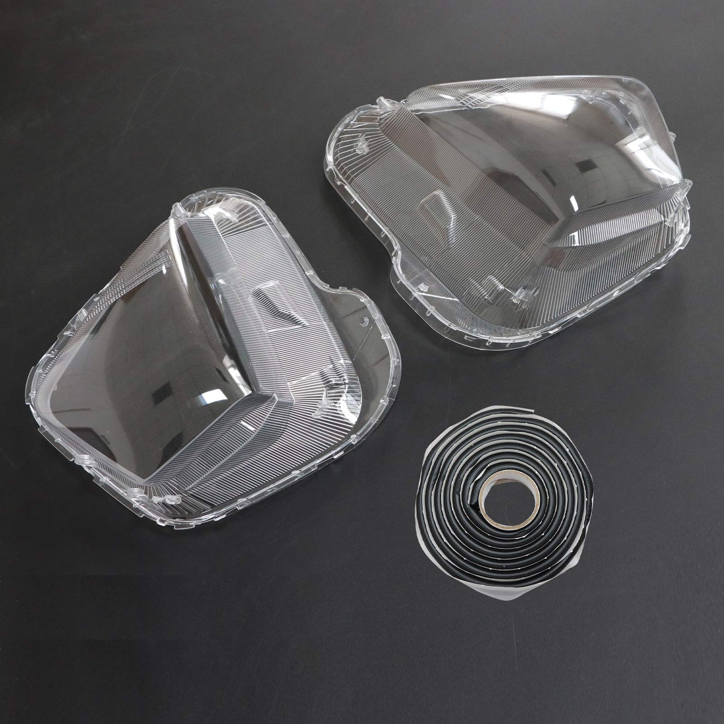 Right Left Headlight Lens Cover + Sealant Glue FOR Hyundai Tucson 2022 - 2025