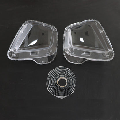 Right Left Headlight Lens Cover + Sealant Glue FOR Hyundai Tucson 2022 - 2025