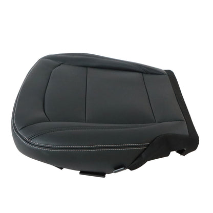 For 2016-2019 Ford Explorer V6 V8 Driver Bottom Leather Seat Cover Black PERF