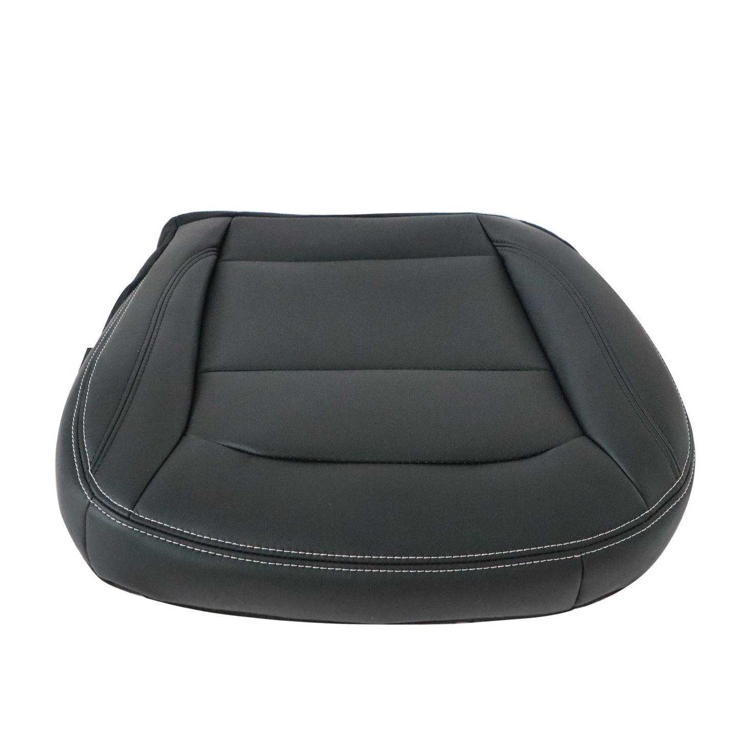 For 2016-2019 Ford Explorer V6 V8 Driver Bottom Leather Seat Cover Black PERF