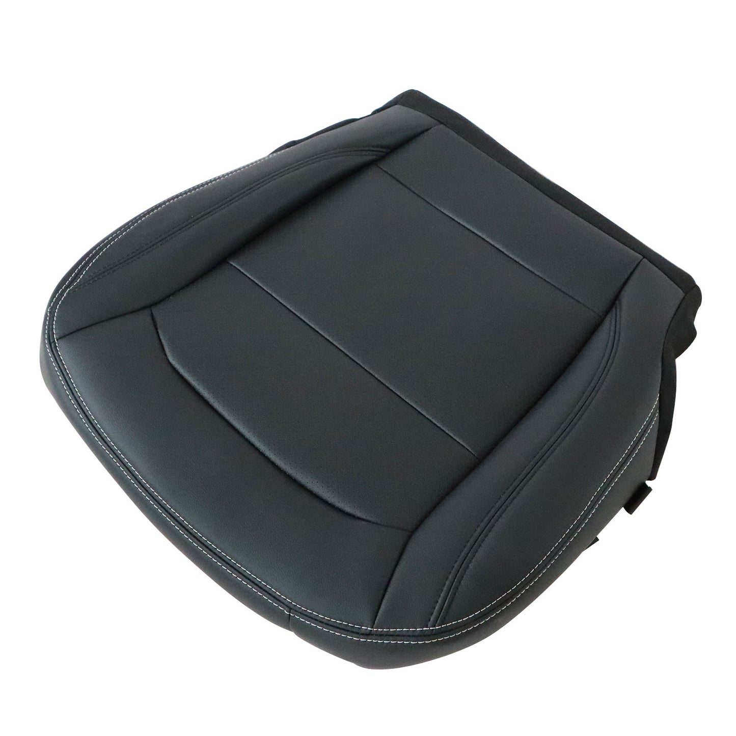 For 2016-2019 Ford Explorer V6 V8 Driver Bottom Leather Seat Cover Black PERF