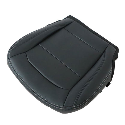 For 2016-2019 Ford Explorer V6 V8 Driver Bottom Leather Seat Cover Black PERF