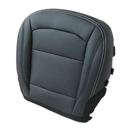 For 2016-2019 Ford Explorer V6 V8 Driver Bottom Leather Seat Cover Black PERF
