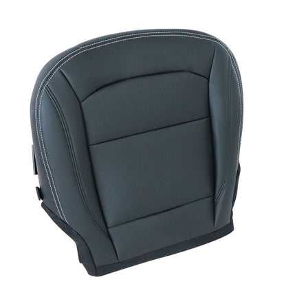 For 2016-2019 Ford Explorer V6 V8 Driver Bottom Leather Seat Cover Black PERF