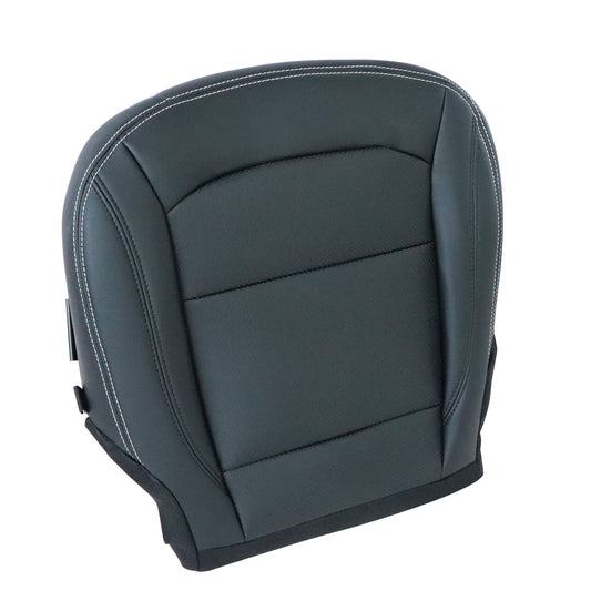For 2016-2019 Ford Explorer V6 V8 Driver Bottom Leather Seat Cover Black PERF
