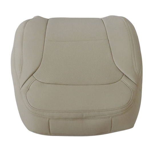 For 2016-19 Ford Explorer Passenger Side Top Perf PU Leather Seat Cover Tan