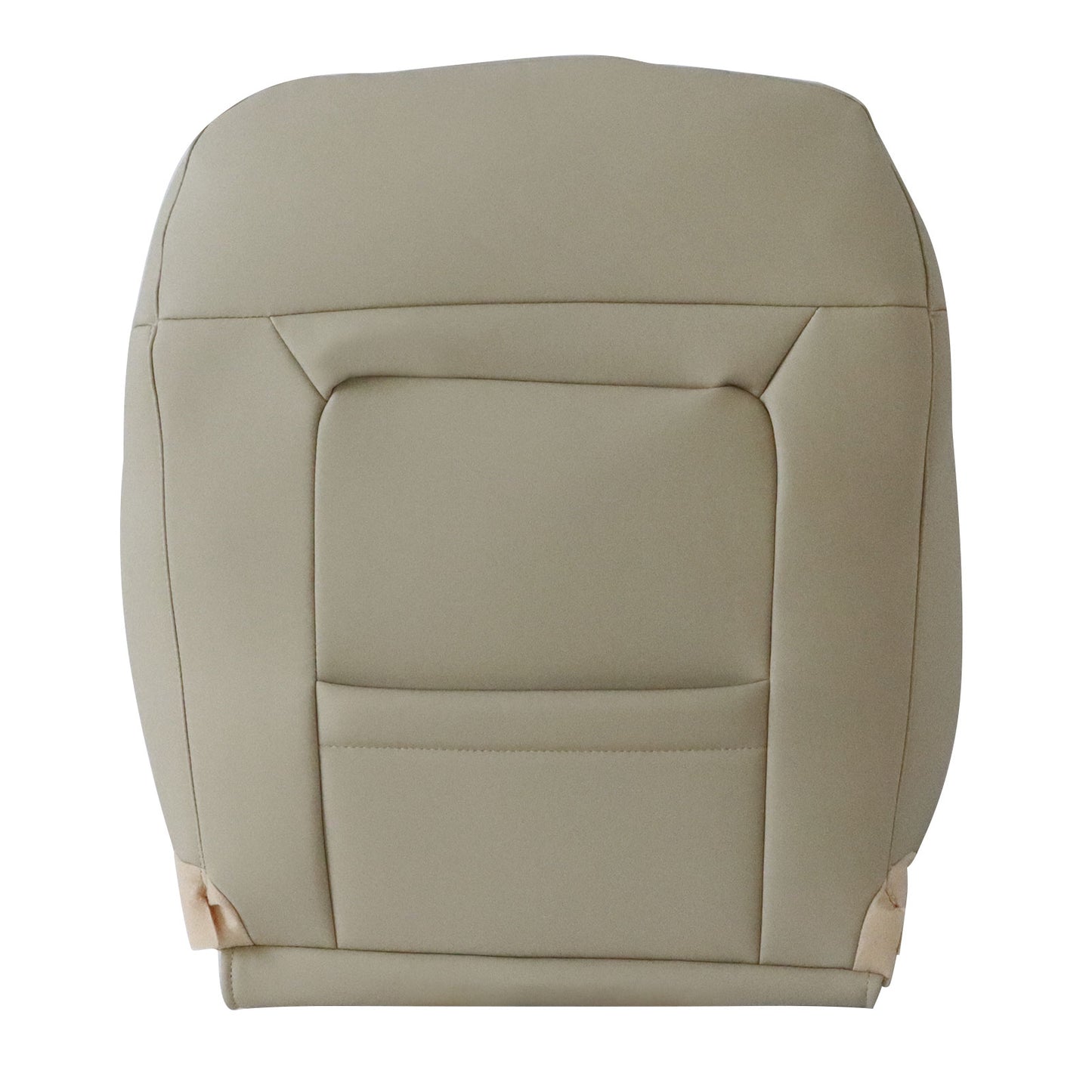 For 2016-19 Ford Explorer Passenger Side Top Perf PU Leather Seat Cover Tan
