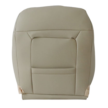 For 2016-19 Ford Explorer Passenger Side Top Perf PU Leather Seat Cover Tan