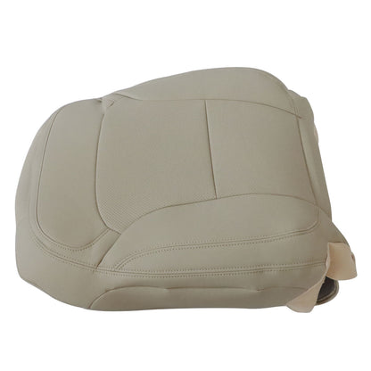 For 2016-19 Ford Explorer Passenger Side Top Perf PU Leather Seat Cover Tan