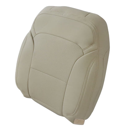 For 2016-19 Ford Explorer Passenger Side Top Perf PU Leather Seat Cover Tan