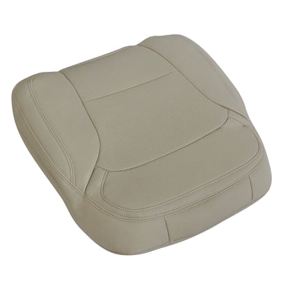 For 2016-2019 Ford Explorer Driver Side Top Perf PU Leather Seat Cover Tan