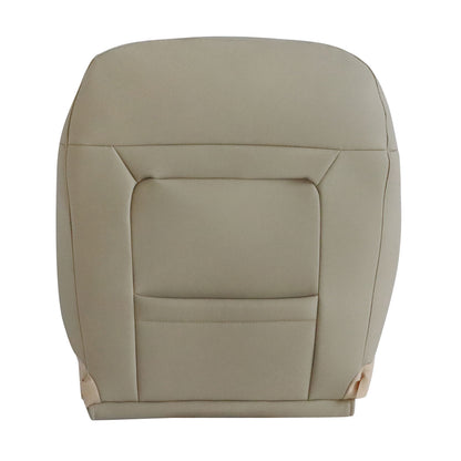 For 2016-2019 Ford Explorer Driver Side Top Perf PU Leather Seat Cover Tan