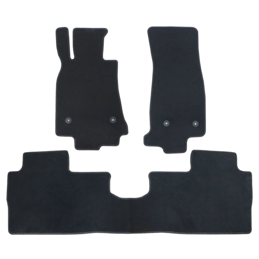 For 2024-2026 Cadillac CT5 5Passengers Velour Floor Mats Carpet Waterproof Blk