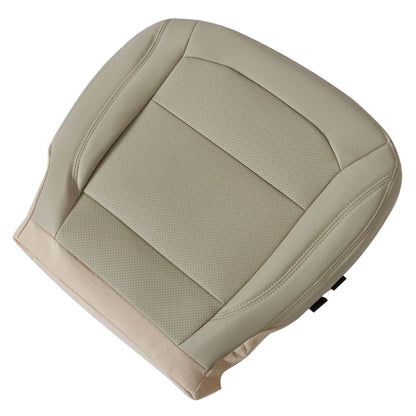 For 2016 2017 2018 2019 Ford Explorer Driver Bottom Leather Seat Cover Tan PERF