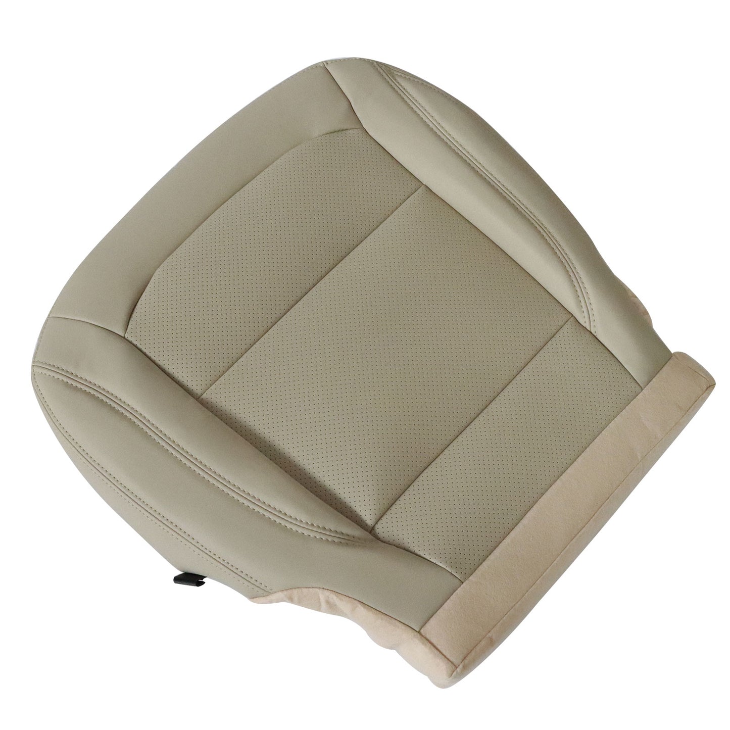 For 2016 2017 2018 2019 Ford Explorer Driver Bottom Leather Seat Cover Tan PERF