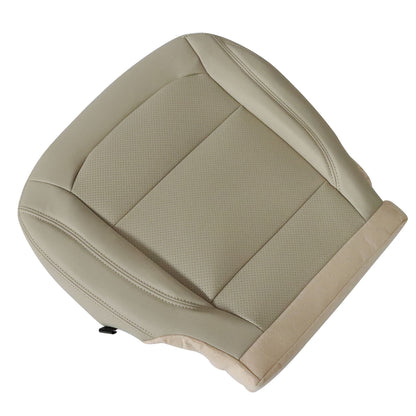 For 2016 2017 2018 2019 Ford Explorer Driver Bottom Leather Seat Cover Tan PERF