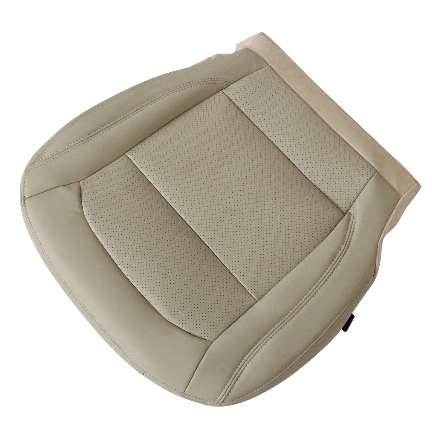 For 2016 2017 2018 2019 Ford Explorer Driver Bottom Leather Seat Cover Tan PERF