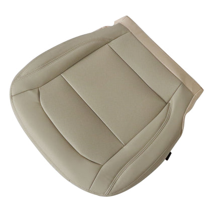 For 2016 2017 2018 2019 Ford Explorer Driver Bottom Leather Seat Cover Tan PERF