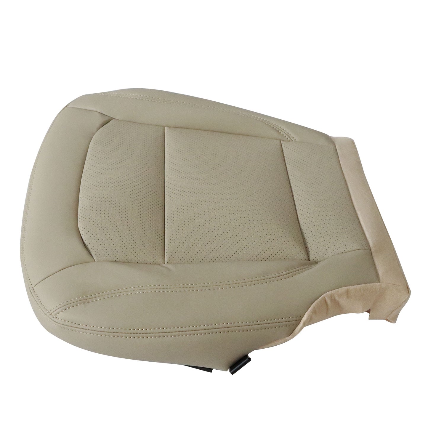 For 2016 2017 2018 2019 Ford Explorer Driver Bottom Leather Seat Cover Tan PERF