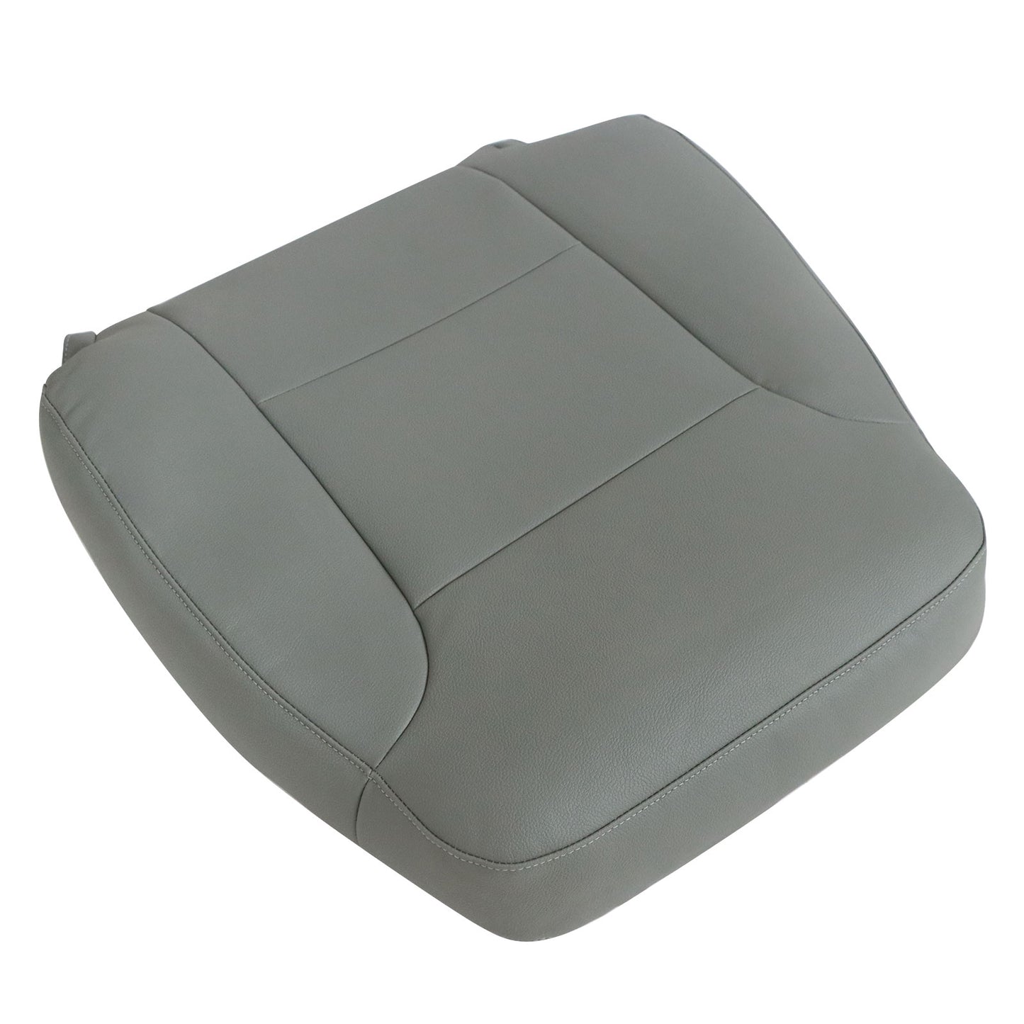 For 2014-2019 Chevy Silverado 1500 2500HD Passenger Top Leather Seat Cover Gray
