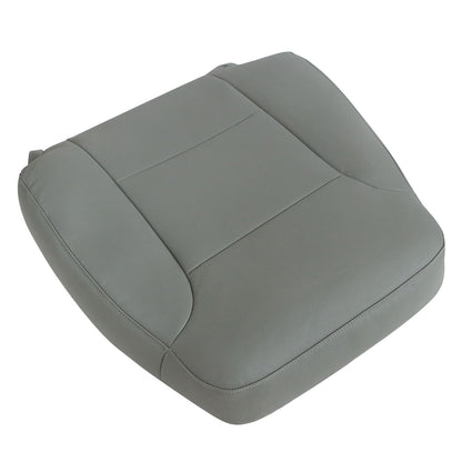 For 2014-2019 Chevy Silverado 1500 2500HD Passenger Top Leather Seat Cover Gray