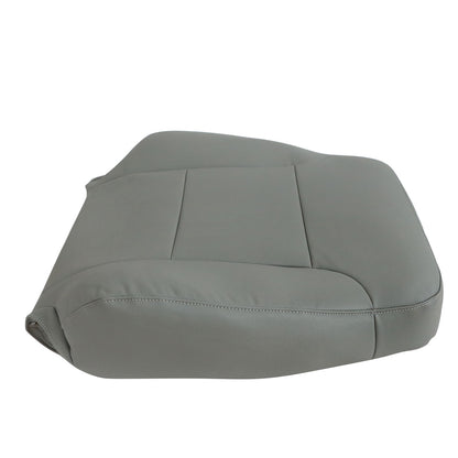 For 2014-2019 Chevy Silverado 1500 2500HD Passenger Top Leather Seat Cover Gray