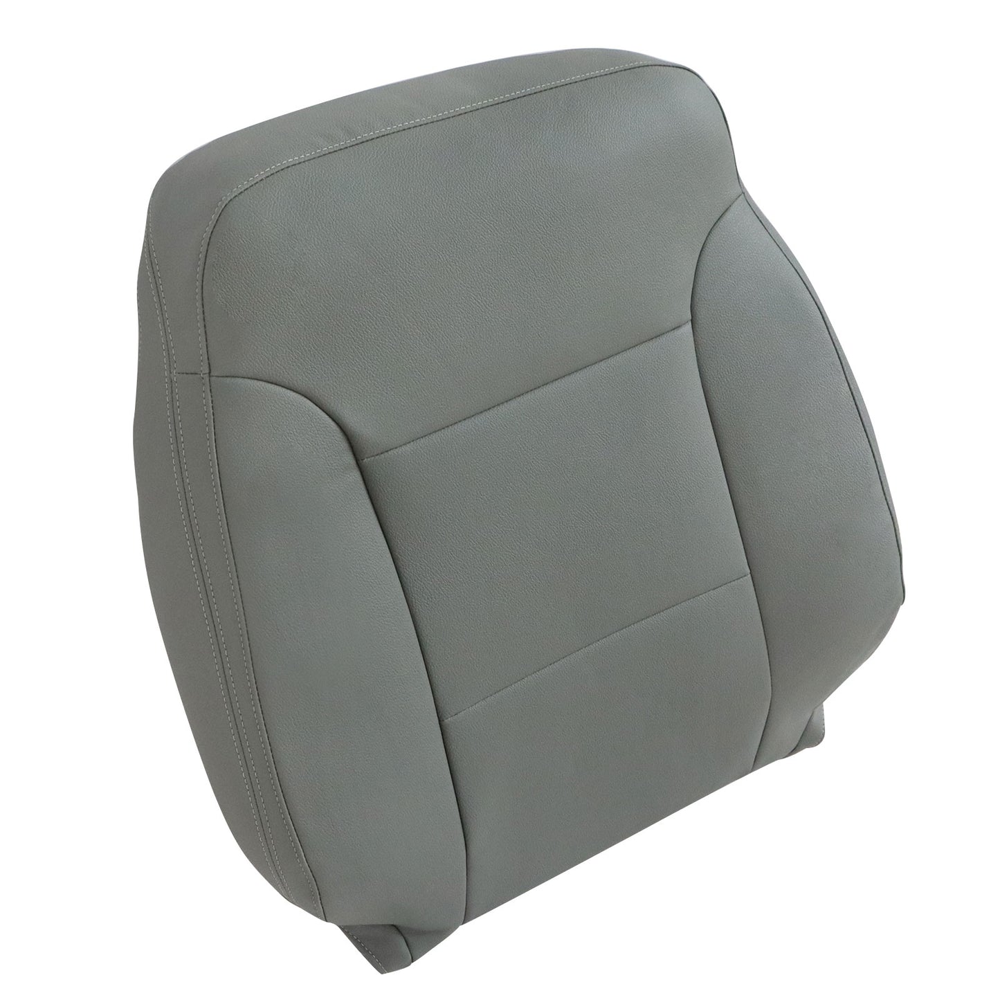 For 2014-2019 Chevy Silverado 1500 2500HD Passenger Top Leather Seat Cover Gray