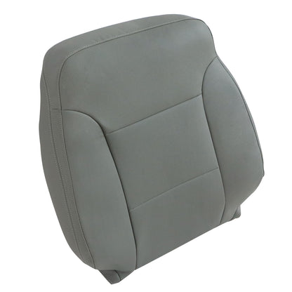 For 2014-2019 Chevy Silverado 1500 2500HD Passenger Top Leather Seat Cover Gray