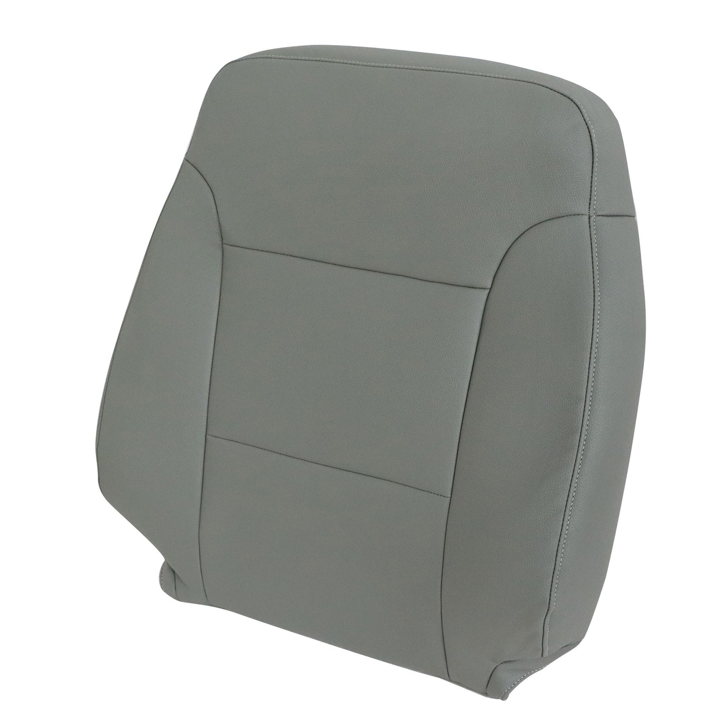 For 2014-2019 Chevy Silverado 1500 2500HD Passenger Top Leather Seat Cover Gray