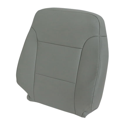 For 2014-2019 Chevy Silverado 1500 2500HD Passenger Top Leather Seat Cover Gray
