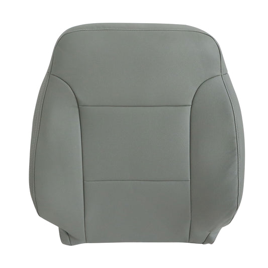 For 2014-2019 Chevy Silverado 1500 2500HD Passenger Top Leather Seat Cover Gray