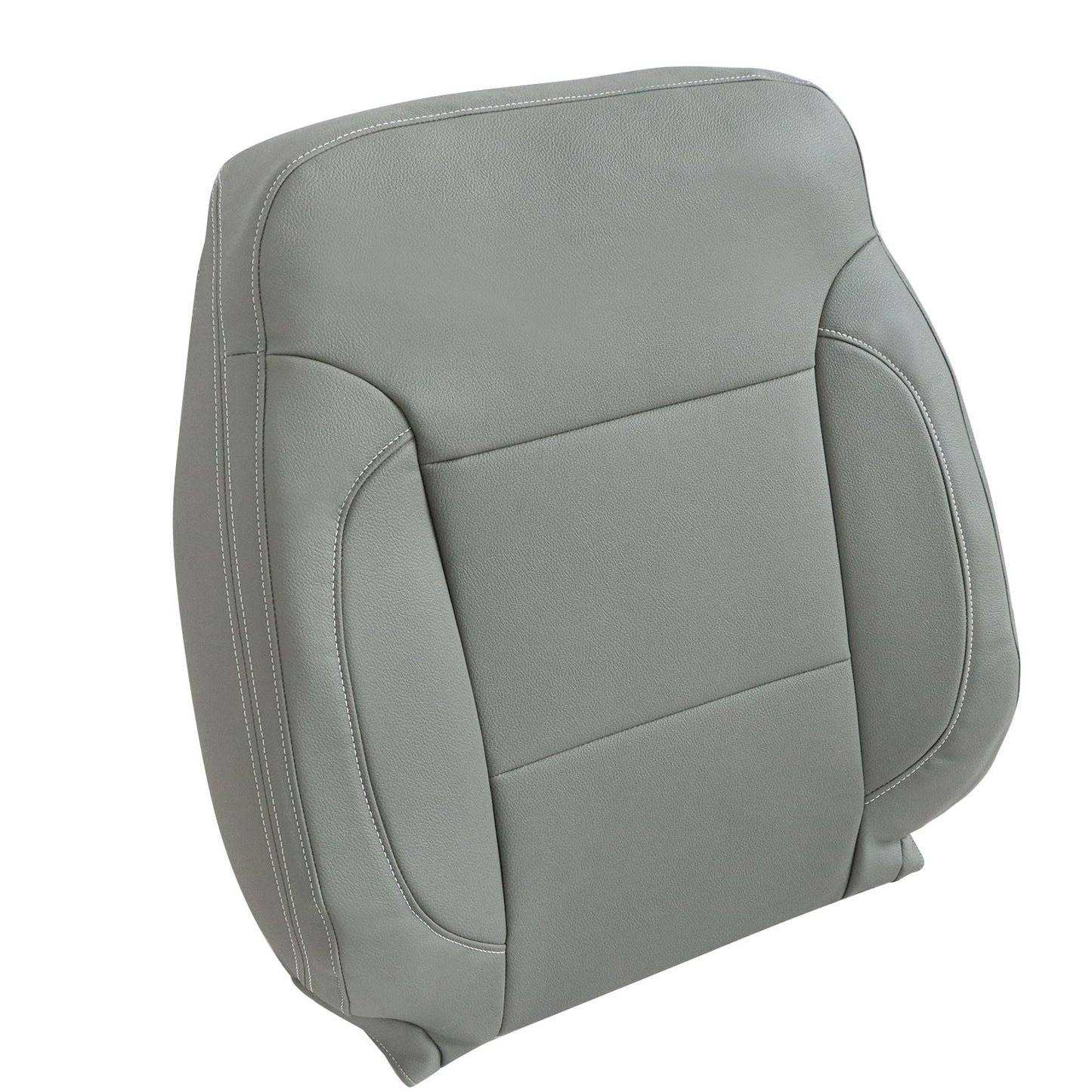 For 2014-19 Chevy Silverado Suburban Tahoe Passenger Top Leather Seat Cover Gray