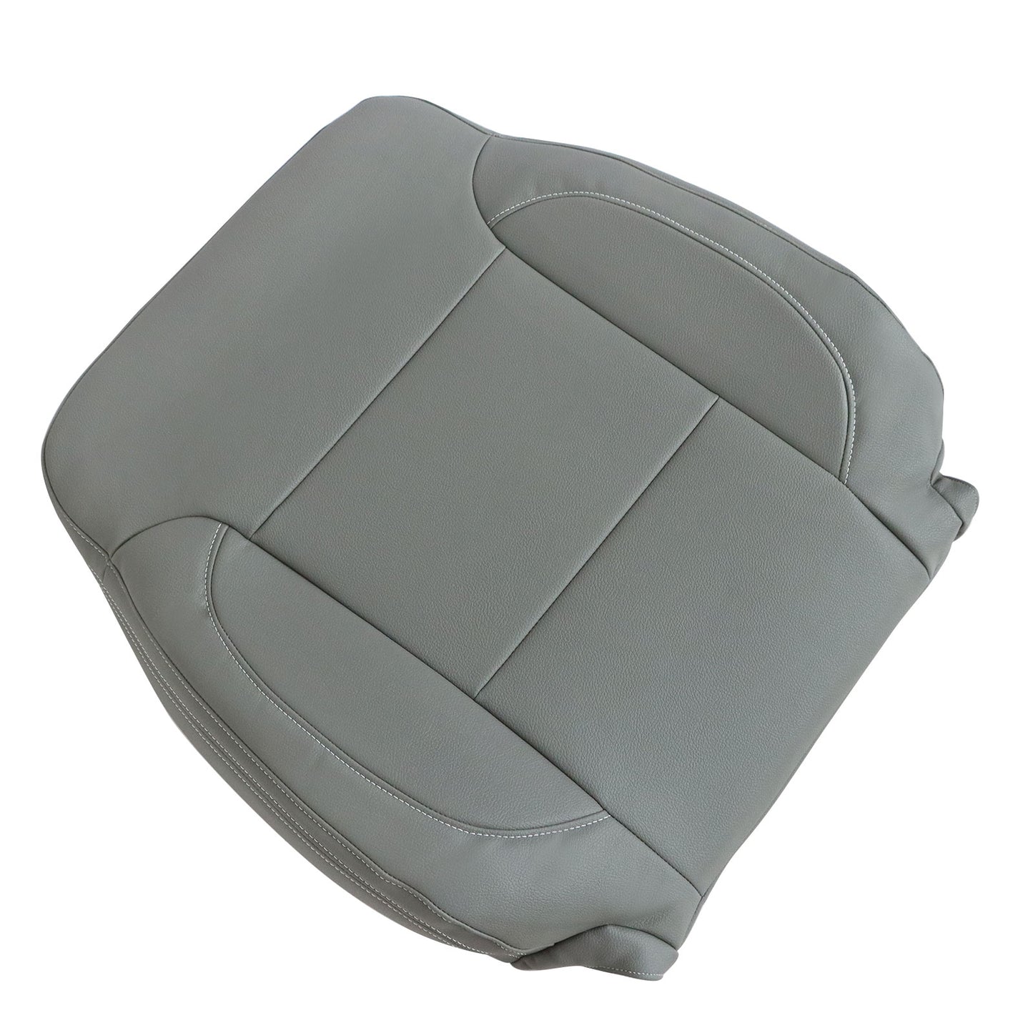 For 2014-19 Chevy Silverado Suburban Tahoe Passenger Top Leather Seat Cover Gray