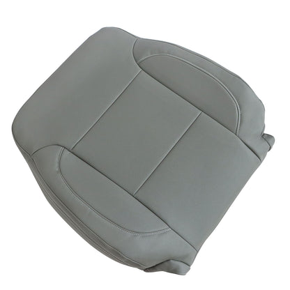 For 2014-19 Chevy Silverado Suburban Tahoe Passenger Top Leather Seat Cover Gray