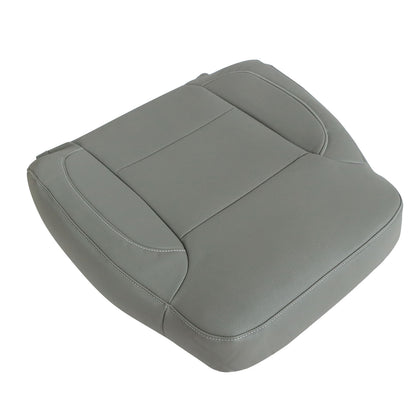 For 2014-19 Chevy Silverado Suburban Tahoe Passenger Top Leather Seat Cover Gray