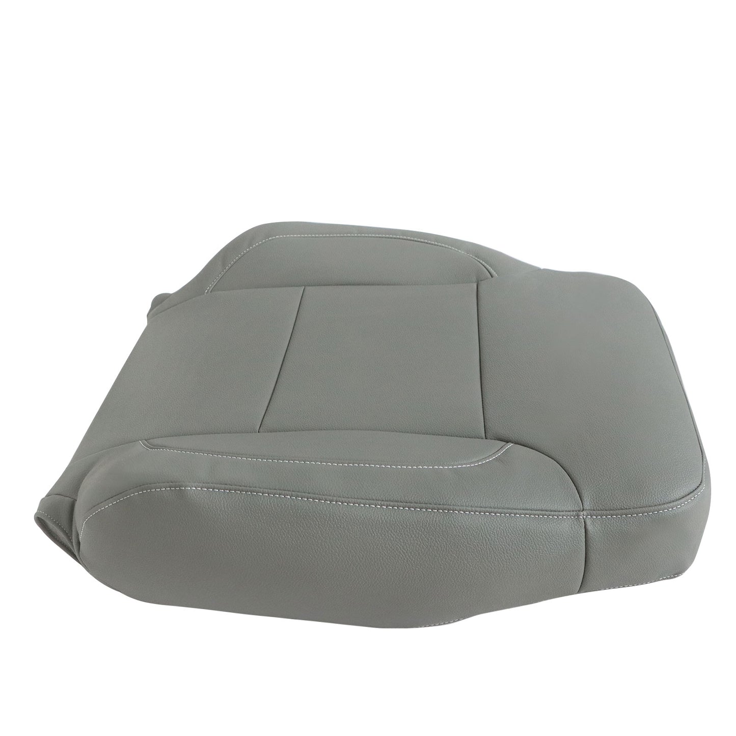 For 2014-19 Chevy Silverado Suburban Tahoe Passenger Top Leather Seat Cover Gray
