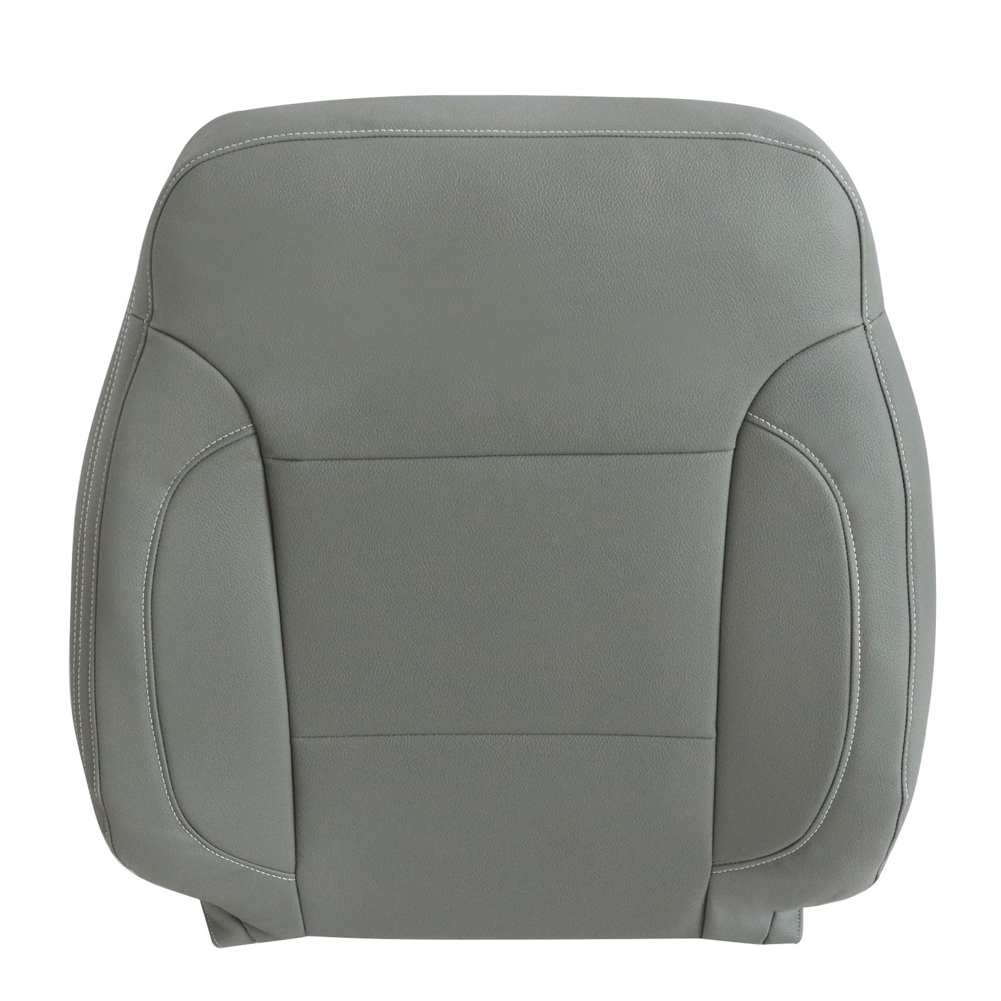 For 2014-19 Chevy Silverado Suburban Tahoe Passenger Top Leather Seat Cover Gray