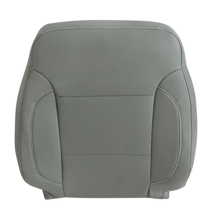 For 2014-19 Chevy Silverado Suburban Tahoe Passenger Top Leather Seat Cover Gray